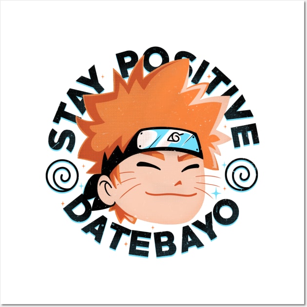 Stay positive Wall Art by Eoli Studio